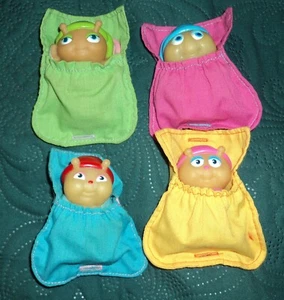 Vintage Hasbro Glow Worms And Friends Lot Of 4 - Picture 1 of 3