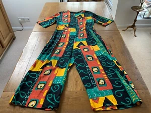 Vintage Designer Jumpsuit KL by Karl Lagerfeld Size 12 - Picture 1 of 8