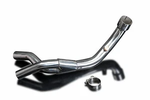 Yamaha YZF-R1 YZFR1 Delkevic Aftermarket Stainless Steel Link Pipe 07-08 - Picture 1 of 2