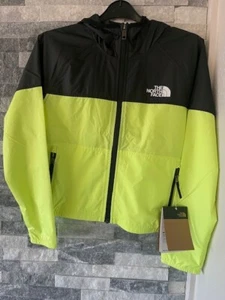 Kid's/Boy's NORTH FACE NWT Never Stop Hooded Wind Jacket-LED Yellow-Medium (10) - Picture 1 of 7
