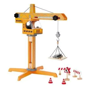HAPE E3011 Großer Baukran aus Holz Weihnachten Spielzeug ca. 44 x 44 x 60 cm - Bild 1 von 2