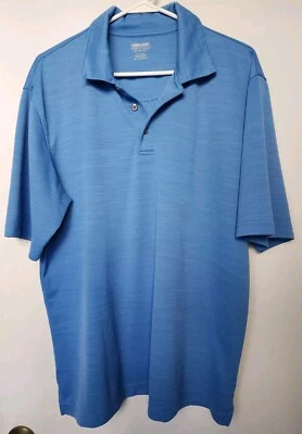 Kirkland Men's Signature Short Sleeve Polo Aqua Blue Size XL Polyester  - Image 1 of 4