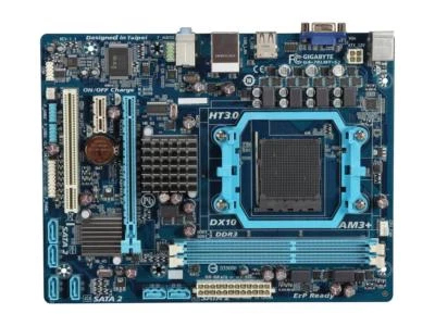 GigaByte AMD 760G + SB710 Motherboard GA-78LMT-S2 Socket AM3+ DDR3 USB 2.0 - Image 1 of 3