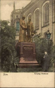 Postal de Colonia en el Rin ~ 1900/05 lote en el monumento a Kolping postal vintage - Imagen 1 de 2