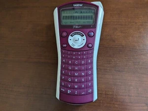 Brother P-Touch PT-1090 Handheld Label Maker Purple Office Tested - Picture 1 of 9