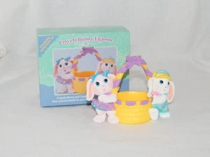 Hallmark 1991 Crayola Bunny Figurine : Candy Cotton Tail And Crayola Bunny -NEW- - Picture 1 of 8