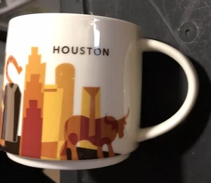 Starbucks HOUSTON TX You Are Here Coffee Mug 14 Oz Collectible New-2014 - Picture 1 of 8