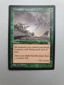 Crossbow Ambush , MTG Stronghold (1998). Common Green Instant NM - Picture 1 of 2