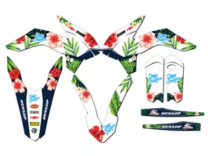 2015-2017 SX 85 TROPIC White Senge Graphics Kit Compatible with KTM - Bild 1 von 10