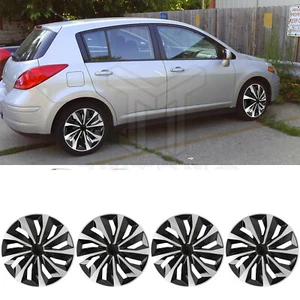 Set of 4 For Nissan Versa 2008-2016 15" Wheel Covers Full Rim Snap On Hub Caps - Picture 1 of 11