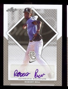 ROBERT BELL 2016 Leaf *PERFECT GAME* Certified AUTOGRAPH RC