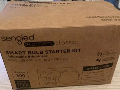 Sengled Smart Light Bulb Starter Kit, Smart Bulbs that Work with Alexa, Google - Image 1 of 4