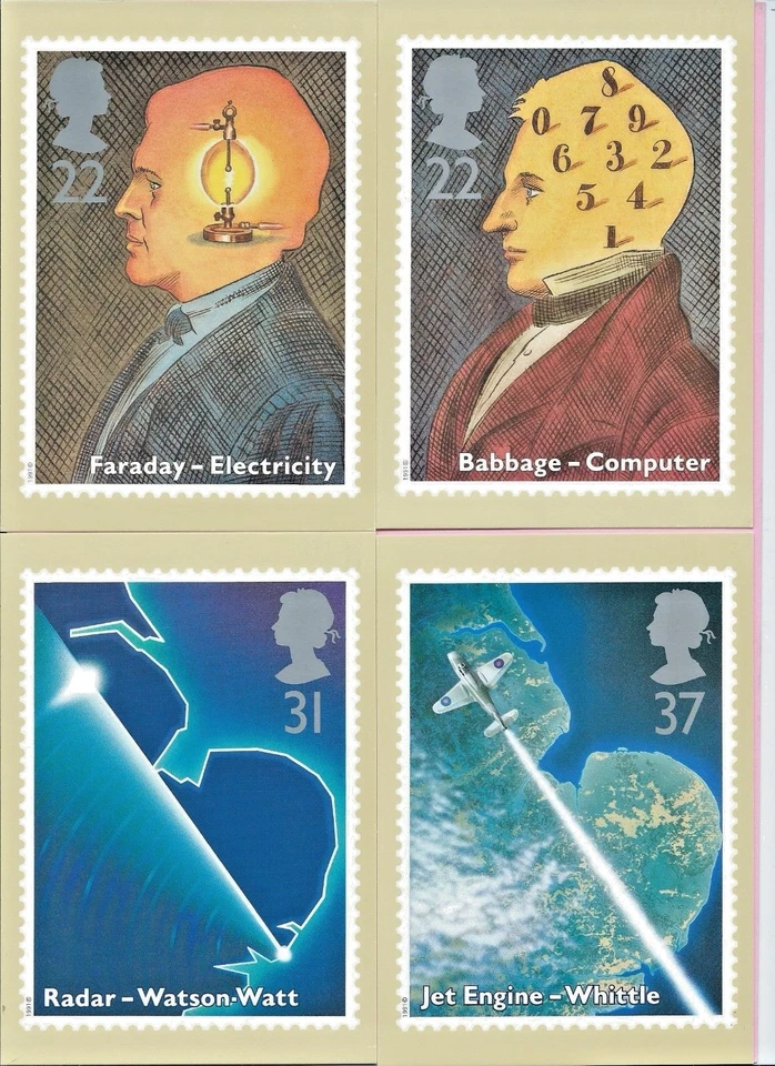 GB 1991 PHQ Cards #133 Complete Set - SCIENTIFIC ACHIEVEMENTS - Unused MINT - Image 1 of 1