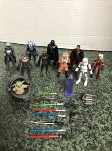 Star Wars Mission Fleet Imaginext Galactic Heroes Action Figuren Mandalorian Lot - Bild 1 von 12