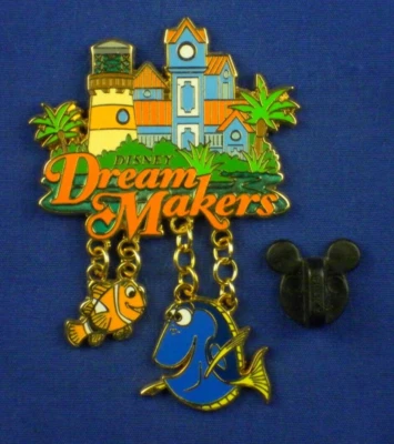 Prendedor Marlin & Dory Caribbean Beach Resort Cast Dream Makers # 54500 Foto 1 de 3