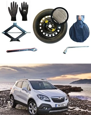 Ersatzrad NOTRAD 17" fur OPEL MOKKA MOKKA X  Wagenheber Schlüssel Tasche - Bild 1 von 2
