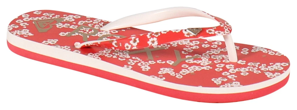 Sandalia Roxy Guijarros Niña - Flores Rojas/Blancas - Nueva Foto 1 de 1
