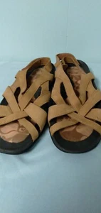 Land's End Tan Sandals Size 7.5 - Picture 1 of 4