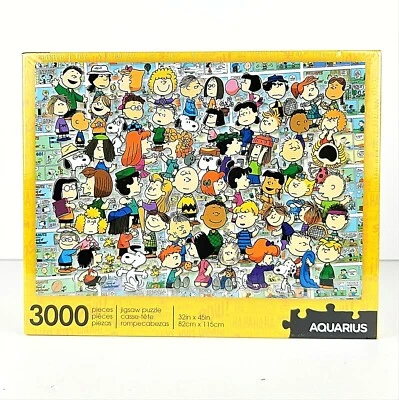 Rompecabezas Peanuts Gang 3000 piezas Snoopy Charlie Brown Lucy Pigpen Linus Foto 1 de 4