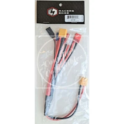 Racers Edge 7-Function Charge Adapter to Female XT60, 300mm Wire RCE1689 - Image 1 of 2