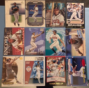 ANDRUW JONES 12 Card Lot Inserts Topps SP Atlanta Braves Collection HOF? - Picture 1 of 4