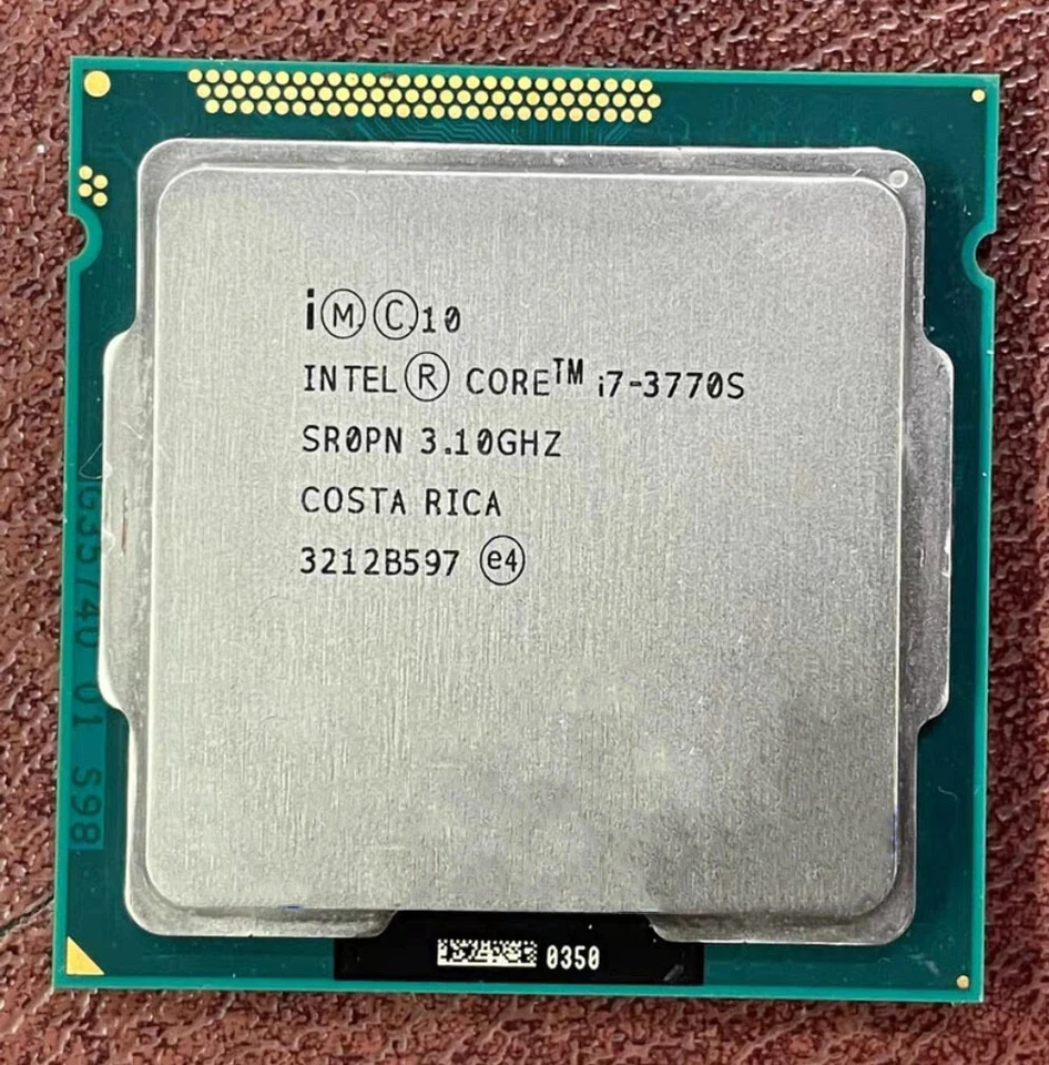 Intel Core i7-3770S SR0PN 3.10GHz 65W 4-core 8MB LGA1150 CPU processor - Image 1 of 1