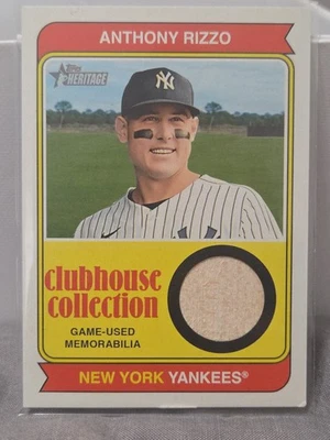 2023 Topps Heritage - Clubhouse Collection Relics #CCR-AR Anthony Rizzo (MEM) - Image 1 of 2