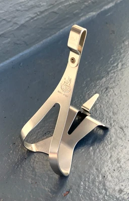 Clip de puntera de aluminio de aleación de disco CAMPAGNOLO años 80 NOS (1) talla única PEQUEÑO Foto 1 de 4