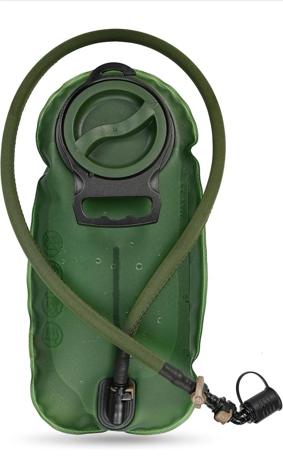 Vejiga de hidratación TPU táctica 2L/2,5L/3L, bolsa de depósito de agua ultra duradera... Foto 1 de 4