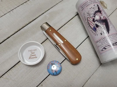 Cuchillo Great Eastern Cutlery Tidioute #74 lino tostado Micarta Mustang 745125 GEC  Foto 1 de 4