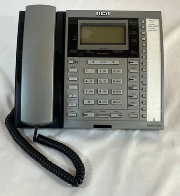 RCA 4 Line Executive Series Speaker Phone Model 25414RE3-A Untested - Image 1 of 4