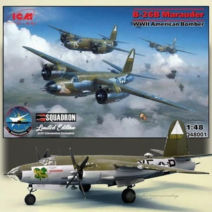 ICM SQ48001 1/48 B-26B MARAUDER CONVENTION EXCLUSIVE LIMITED EDITION KIT - Picture 1 of 8