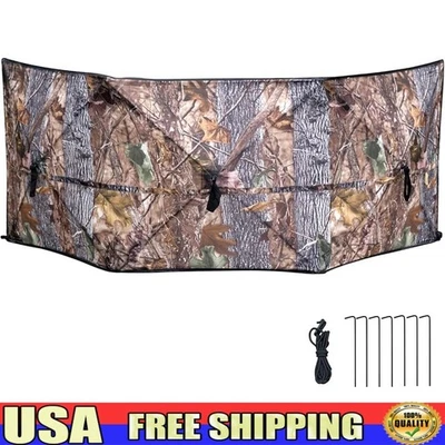 Persiana de caza portátil de 3 paneles con bolsa de transporte ciervos aves acuáticas pavo caza nueva Foto 1 de 4