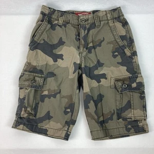 NWOT Arizona Jean Co Adjustable Waist Camo Cargo Short Boys 14 Regular - Picture 1 of 9