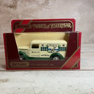 Matchbox Y-12 1937 G.M.C Van, MODELS OF YESTERYEAR, Vintage 1987 - Picture 1 of 4