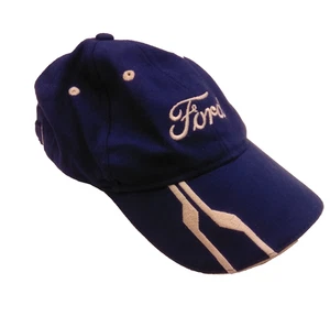 Vintage Ford Blue Cap Hat Adjustable Small Adult Size Hat Blue Cap - Picture 1 of 13