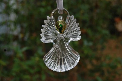 Waterford Cristal Times Square Bola "Alegría" 2009 Ángel Adorno de Navidad en Caja Foto 1 de 4