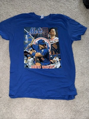 David Wright New York Mets Rap T Shirt  XL New - Image 1 of 2