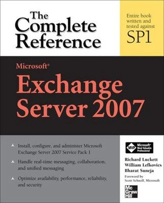 Microsoft Exchange Server 2007: the Complete Reference Paperback - Image 1 of 2