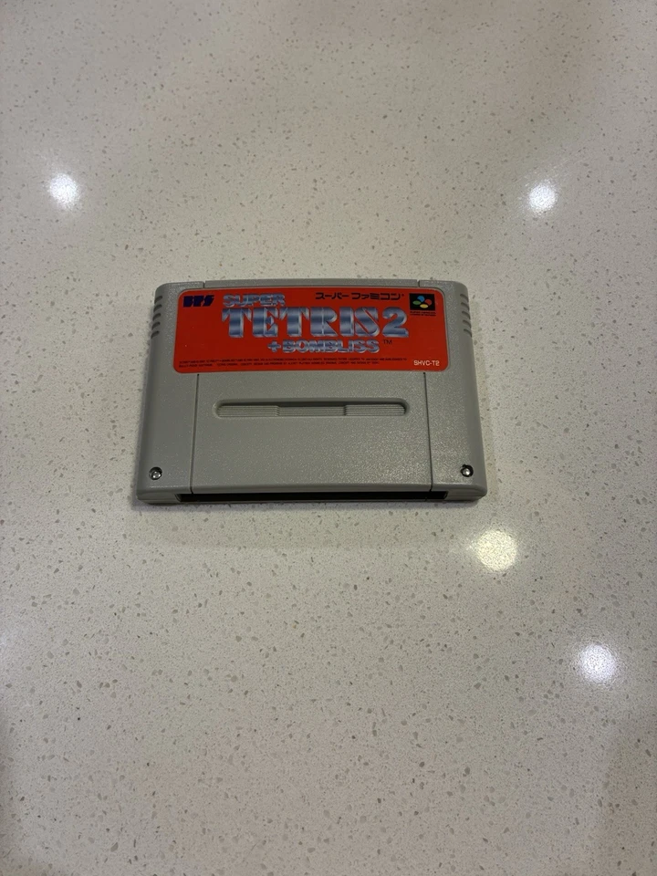 Super Tetris 2 + Bombliss Super Famicom SFC Japan import US Seller - Image 1 of 1