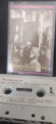 U2-THE UNFORGETTABLE FIRE.PORTUGAL 1984 ISLAND LABEL AUDIO CASSETTE. - Image 1 of 4