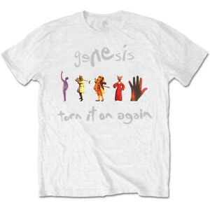 Genesis Turn It On Again White T-Shirt - OFFICIAL