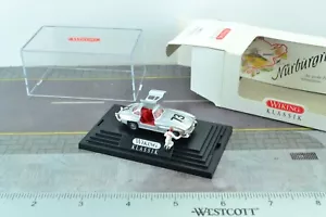 Wiking 7990237 Mercedes 300 coche ala de gaviota plateado escala 1:87 HO - Imagen 1 de 3