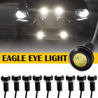 10 White Eagle 23MM Eye LED DRL Reverse Backup Stop Tail Light For 12V Car