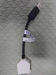 DELL DisplayPort Port to DVI Video Adapter DP/N 023NVR Amphenol OEM Universal - Picture 1 of 3