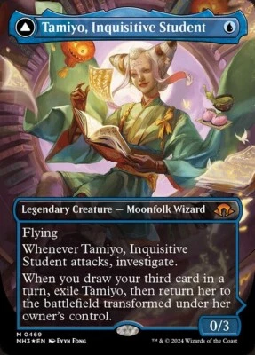 Tamiyo, Inquisitive Student Textured FOIL #469 | MH3  | MTG | Same Day Ship! - Image 1 of 2