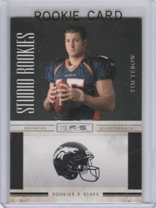TIM TEBOW ROOKIE CARD Denver Broncos 2010 Studio Rookies R&S Football BRONCOS RC - Picture 1 of 2