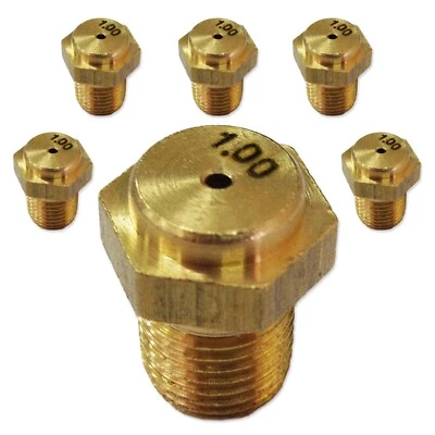 BUFFALO INYECTORES QUEMADOR SUPERIOR BÚFALO 6 x GLP HOB JETS 6267.M8075.100 1.00mm RANGO DE HORNO