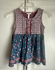 MATILDA JANE Gabriella Sara Floral Top Friends Forever Fall 2015 Girls 8 - Picture 1 of 5