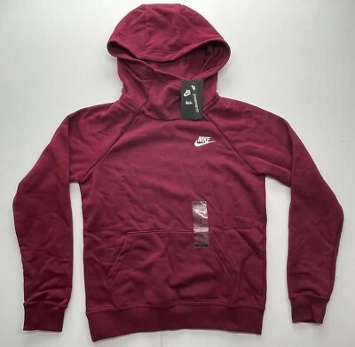 Nike Mujeres Ropa Deportiva Esencial Cuello Embudo Polar Pullover Sudadera con Capucha BV4116-638 XS Foto 1 de 4